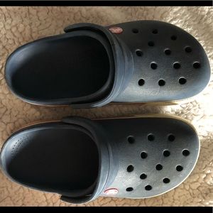 Navy blue crocs